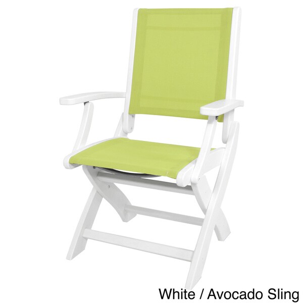 POLYWOOD Coastal Folding Chair