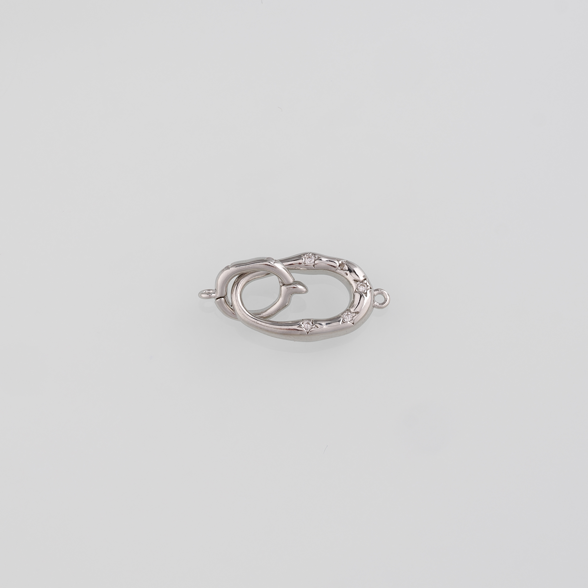 18K Gold Filled End Clasp,Hook Clasps,Connector End Cap Clasp for DIY Jewelry Necklace Bracelet