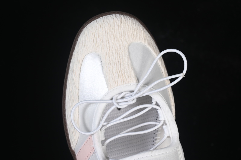 Adidas Samba Jane Lazy Person'S Life Shoes White/Coffee/Pink JR4482