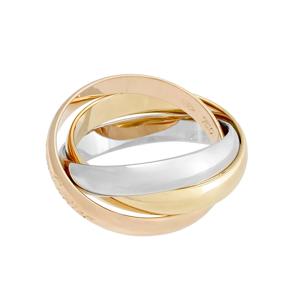 Cartier Trinity Ring Tri-Gold