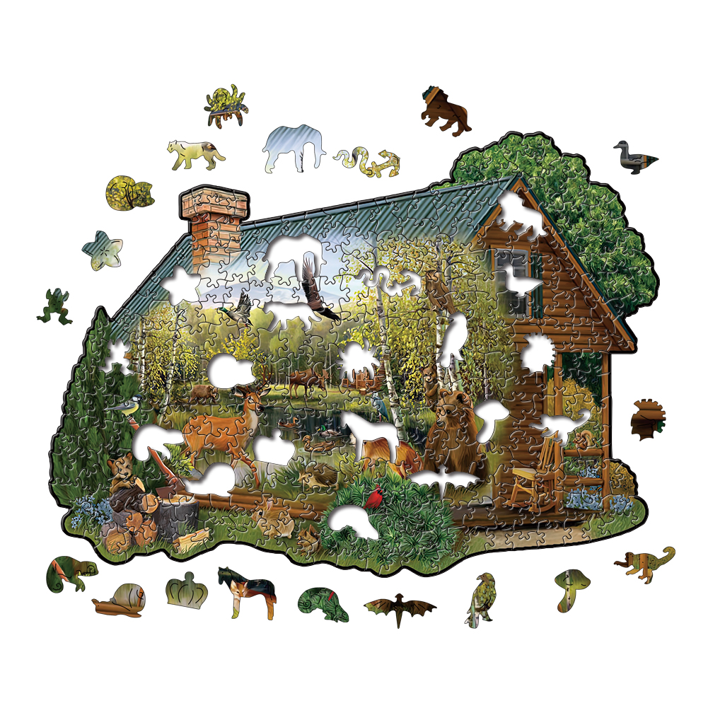 Animal Wooden Puzzle-Lovely Animal Kingdom