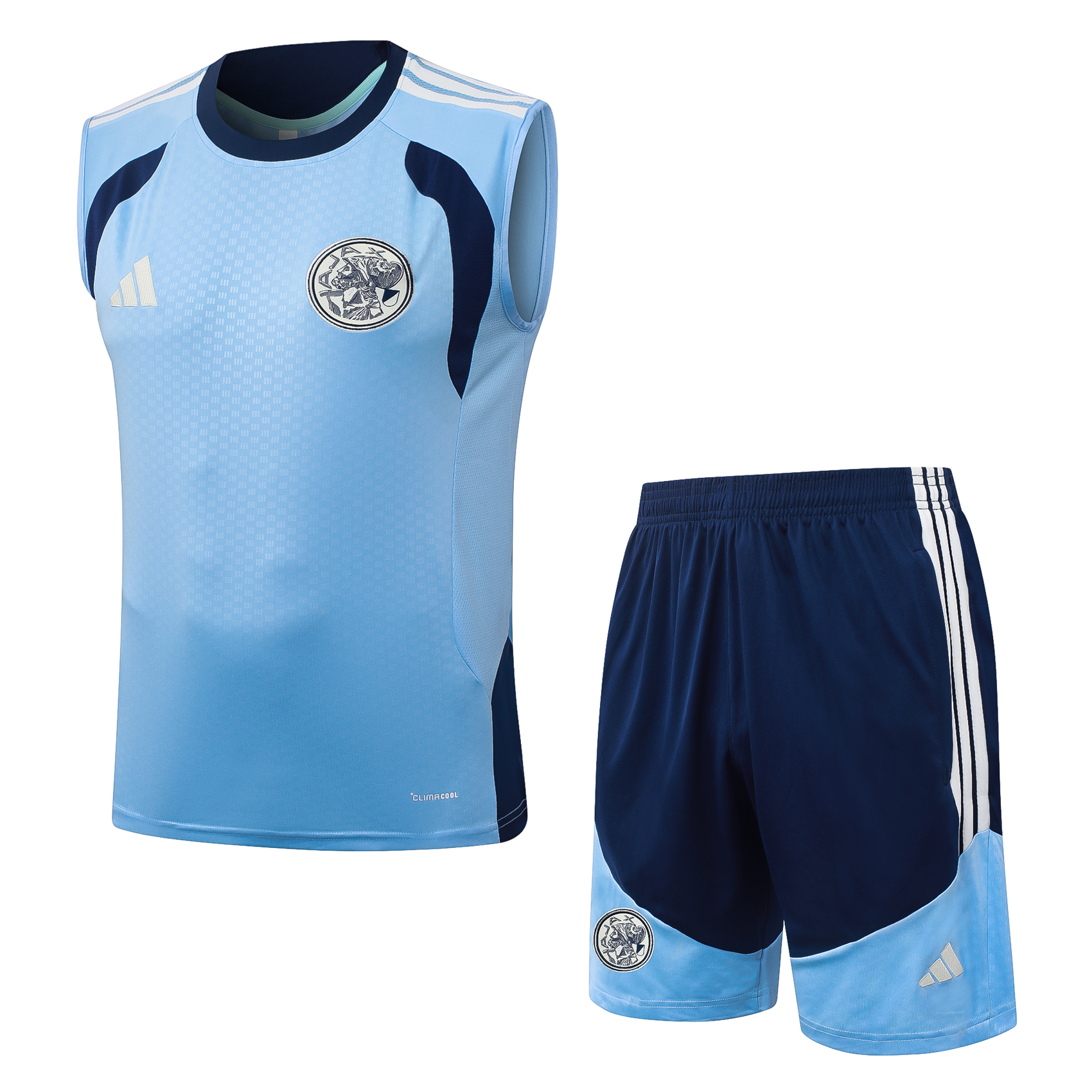 Ajax 26/27 Sleeveless Training Suit-Blue