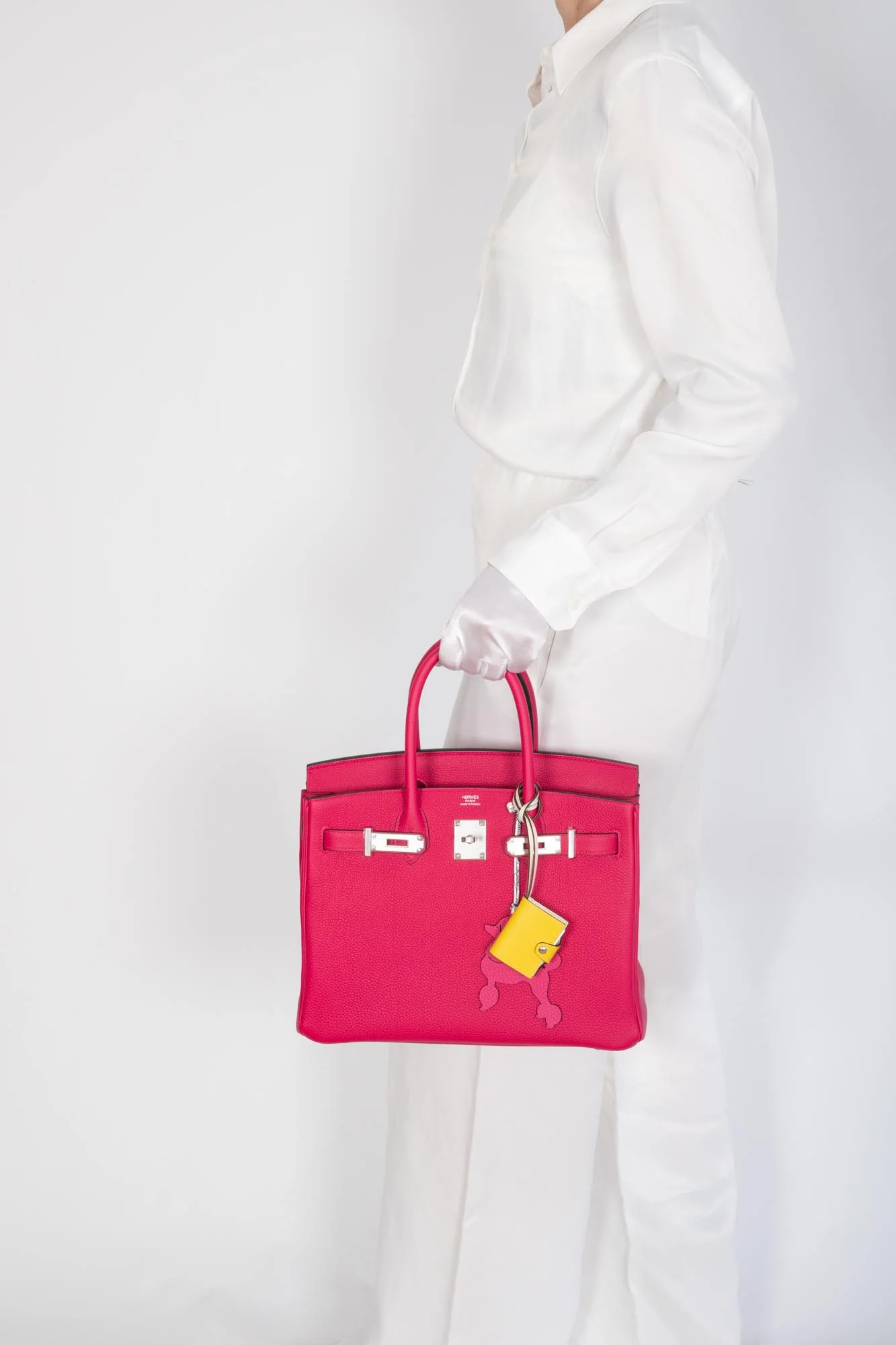 Hermès Birkin 30 Rose Mexico Togo Palladium Hardware