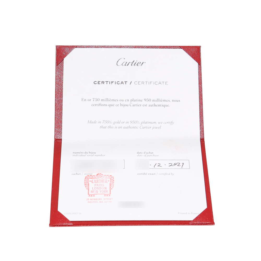 Cartier Love Classic Model Pave Bracelet 18K Yellow Gold Diamond N6035000