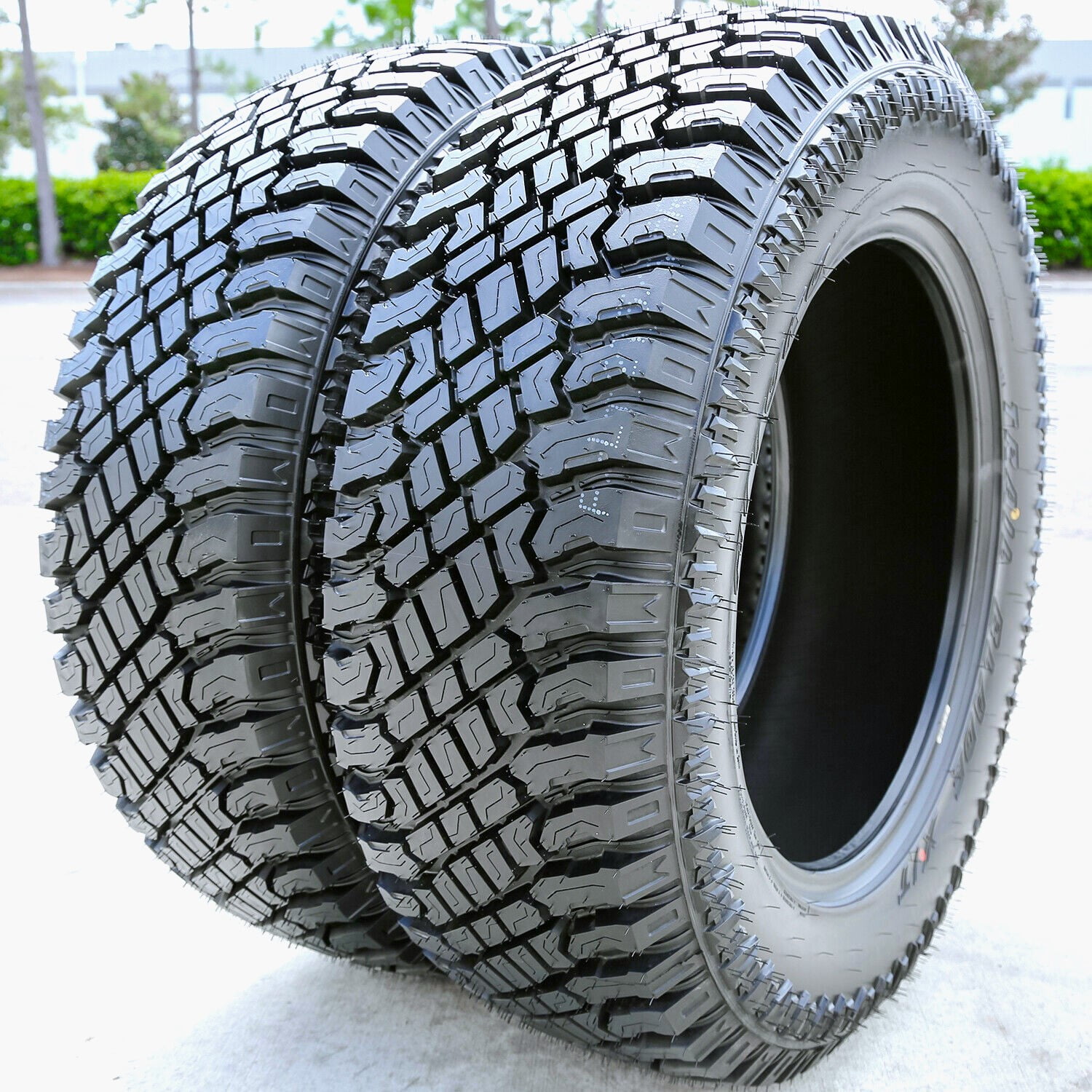 One set of 4 (four) X/T LT 295/60R20 126/123R E (10 ply) ATA /T all-terrain tires