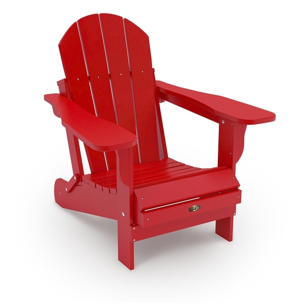 Leisure Line Recycled Plastic Folding Adirondack Chair