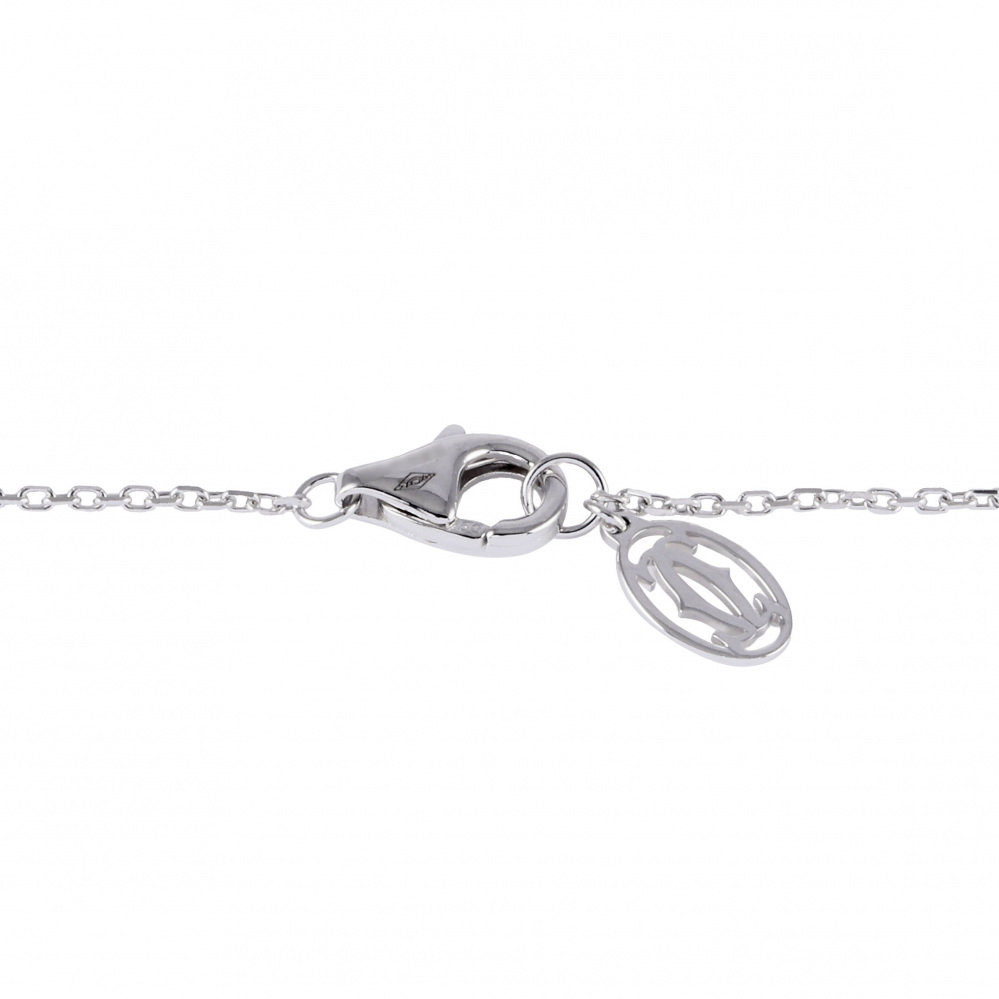 Cartier C Do Necklace 18K White Gold Diamond N7424280