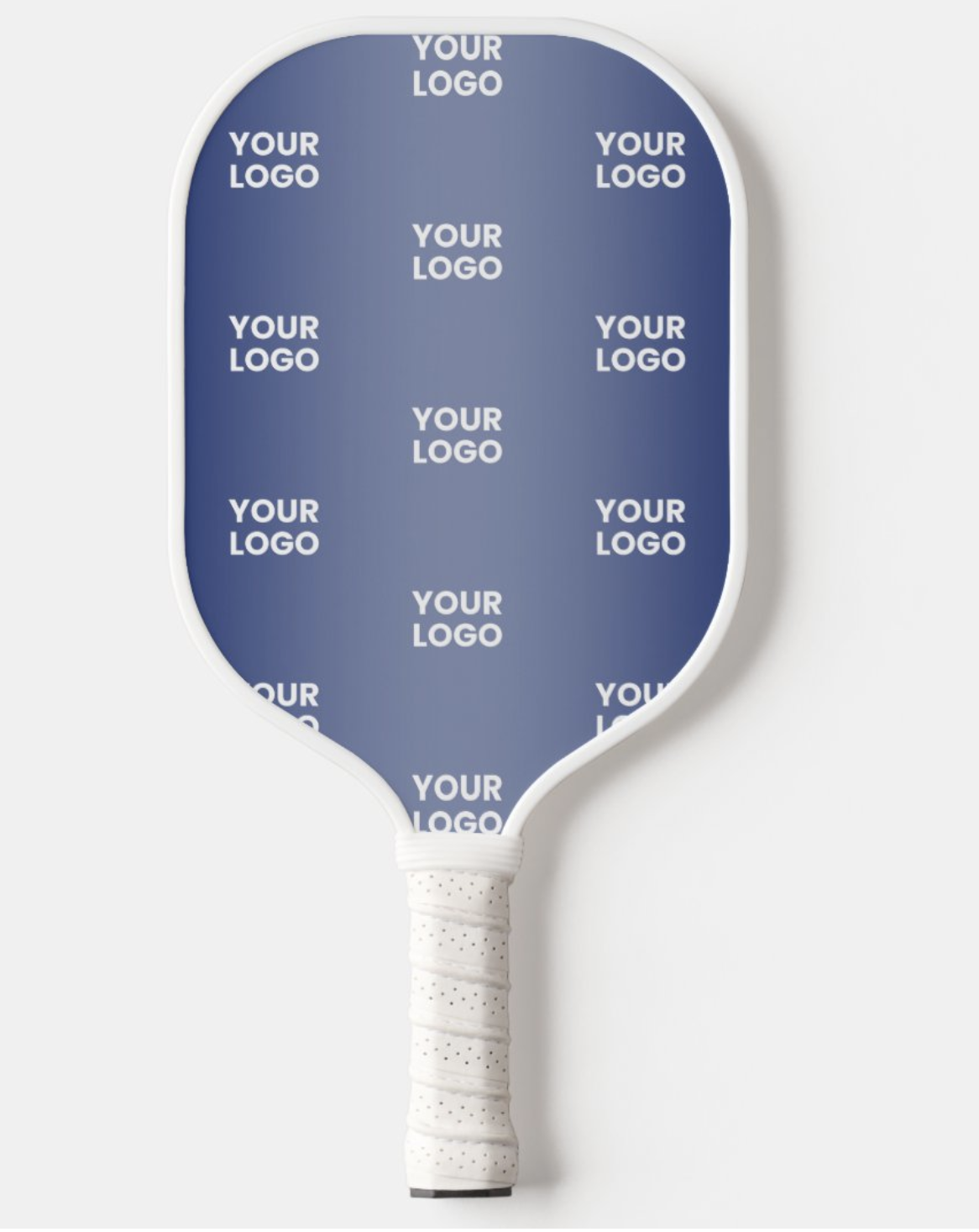 Custom Design pickleball paddle fiber glass White edge guard 11mm/14mm core