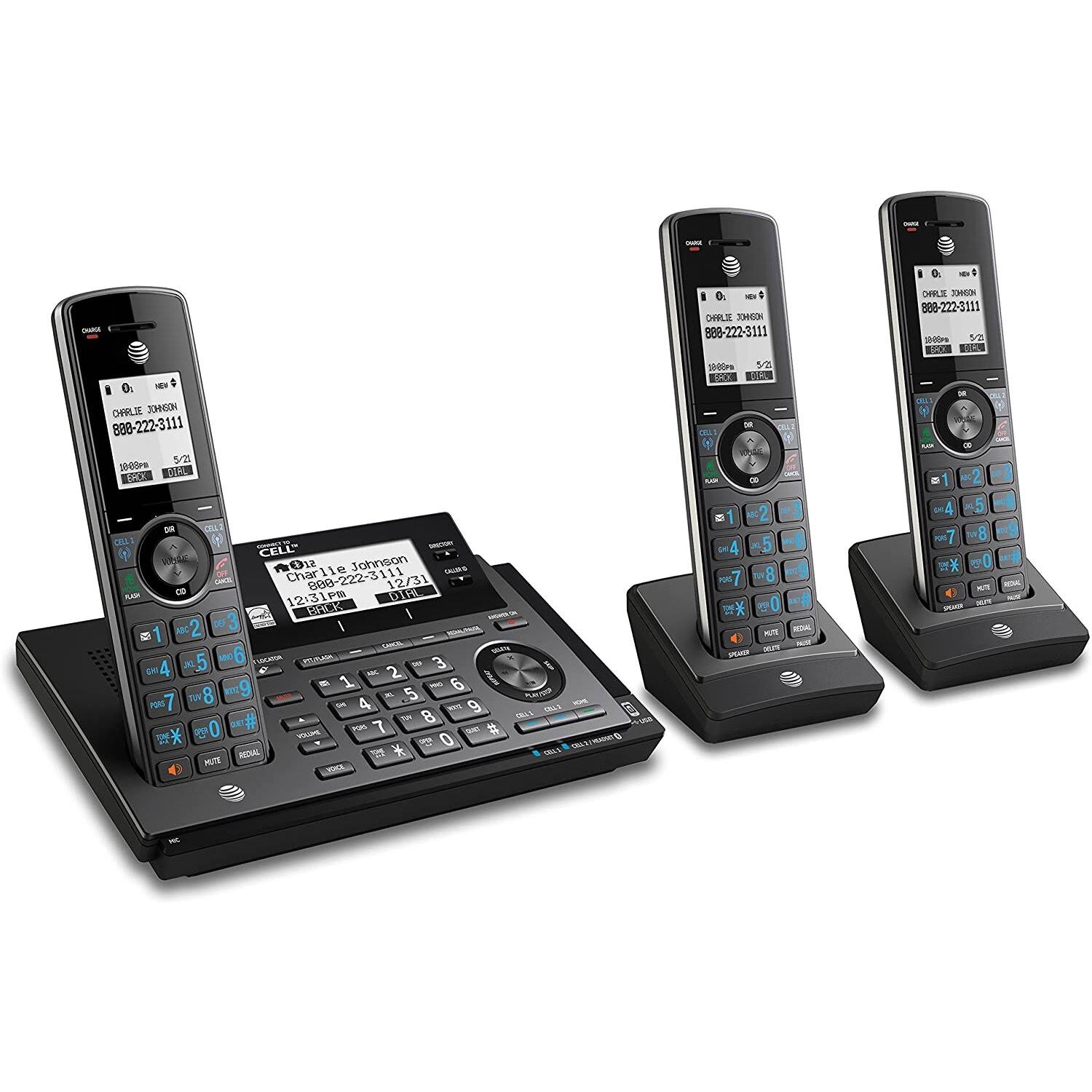 Atu0026t Connect-to-Cell Phone System (3 Handsets) CLP99387