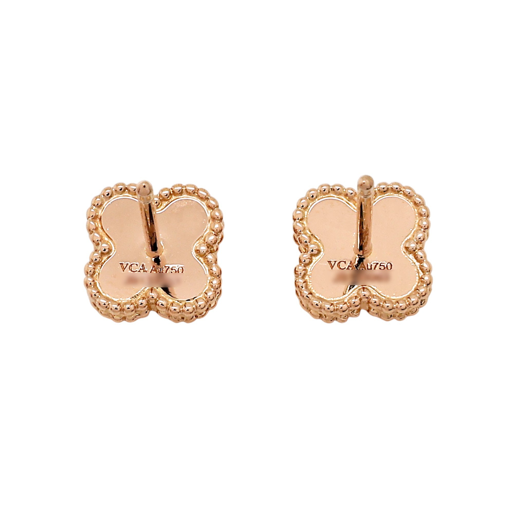 Van Cleef & Arpels Sweet Alhambra Earrings 18K Rose Gold VCARO8DB00