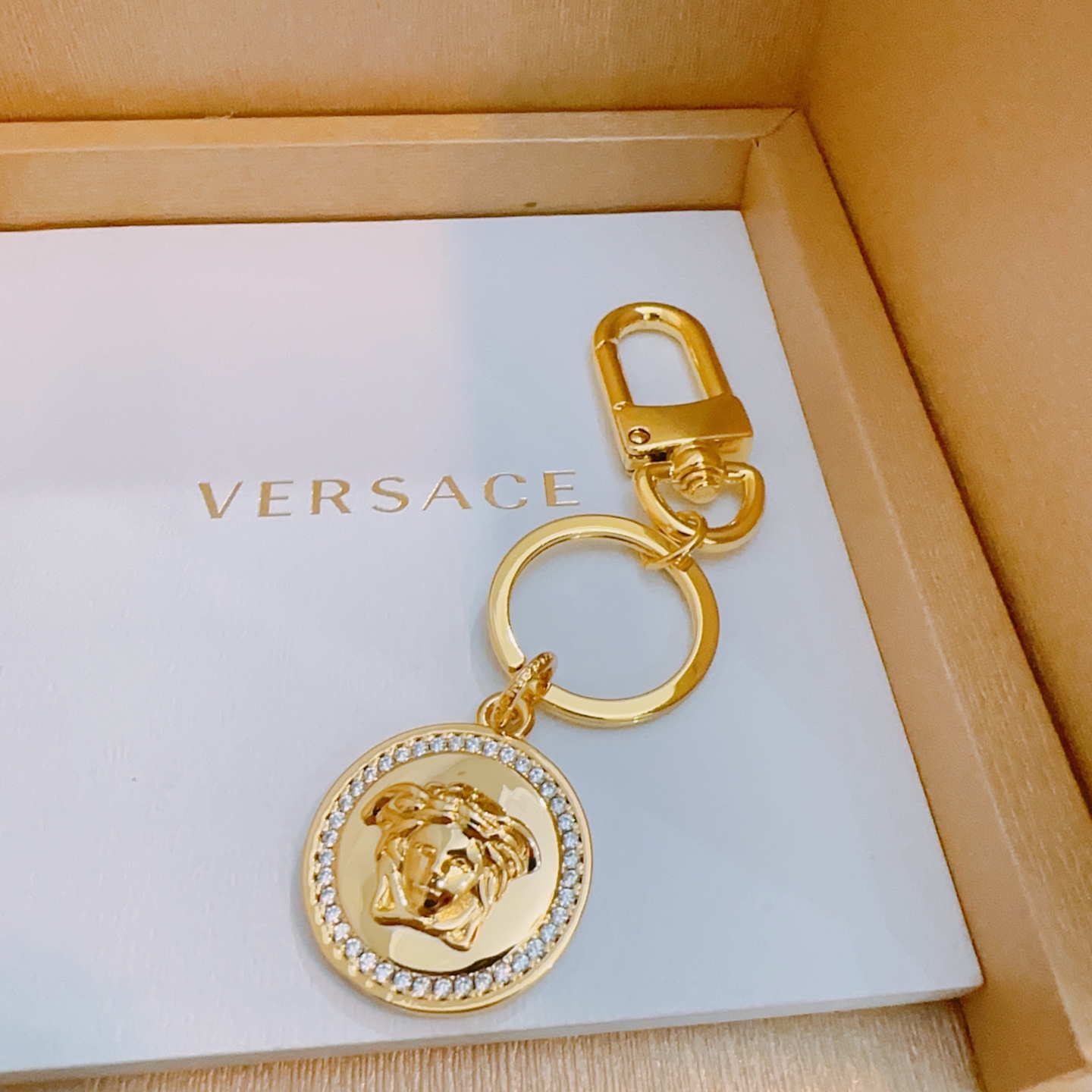 Versace keychain bag chain - cnluxepick