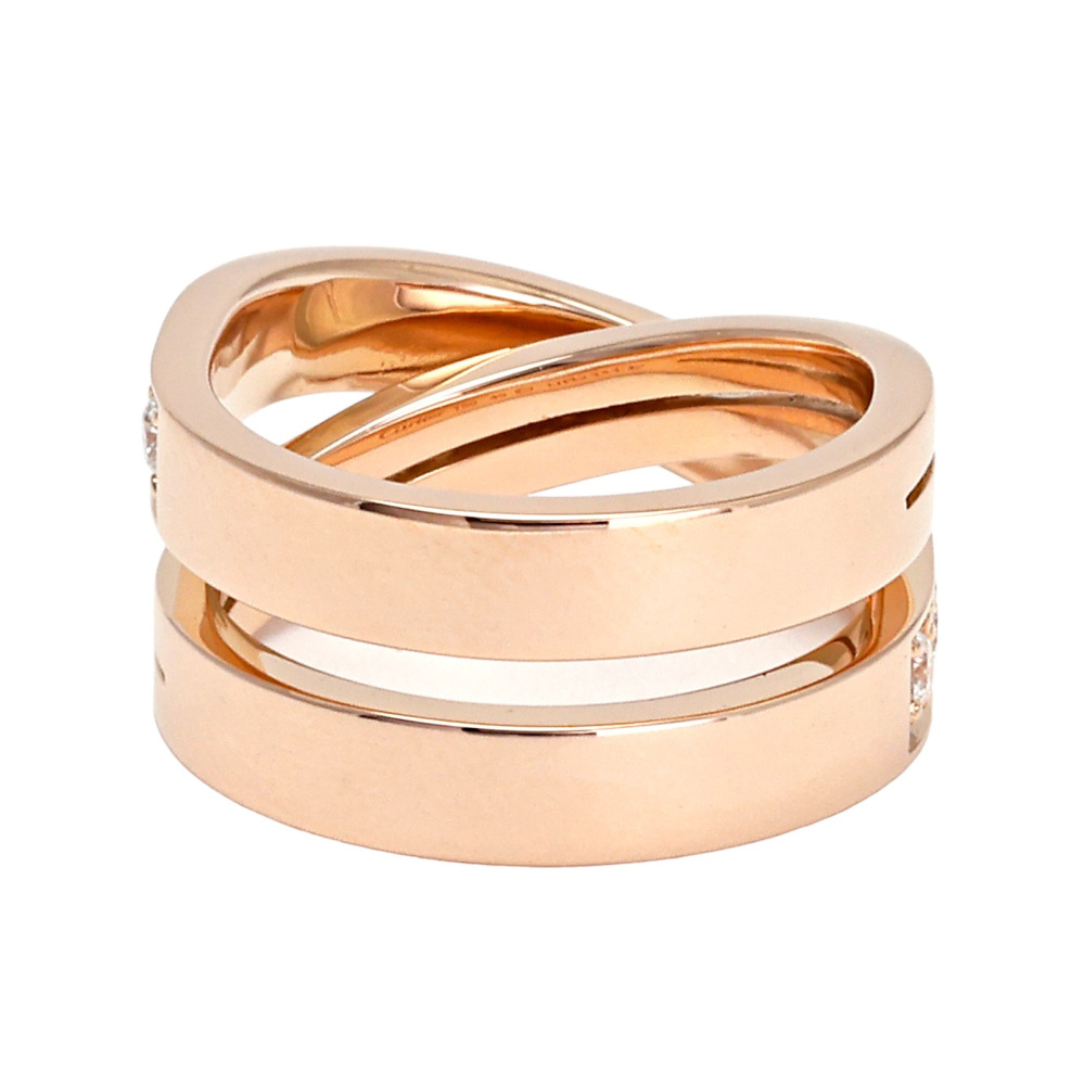 Cartier Ethancel Do Ring 18K Rose Gold Diamond B4095700