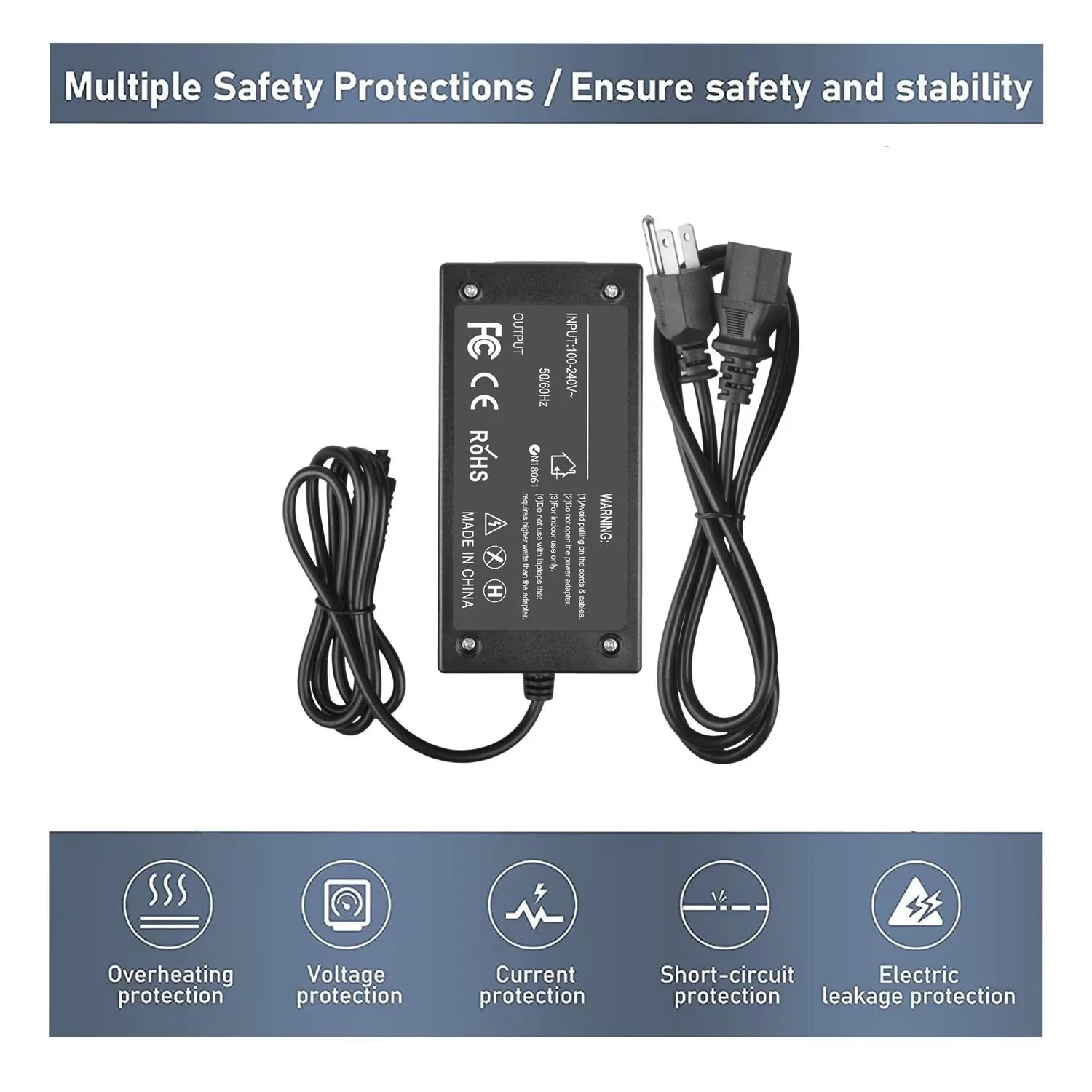 CJP-Geek AC DC Adapter Charger Power Supply for HP Part: E4S78AV E0K82UA#ABA E4S80AV