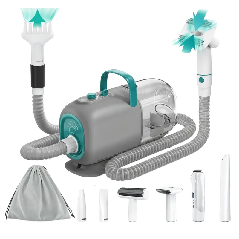 Professional Force-Dry Grooming Blower for Dogs – Heated & Adjustable Airflow