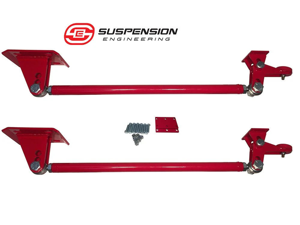 Silverado & Sierra Traction Bars| 1988-2023 (Axle Flipped Trucks) Red