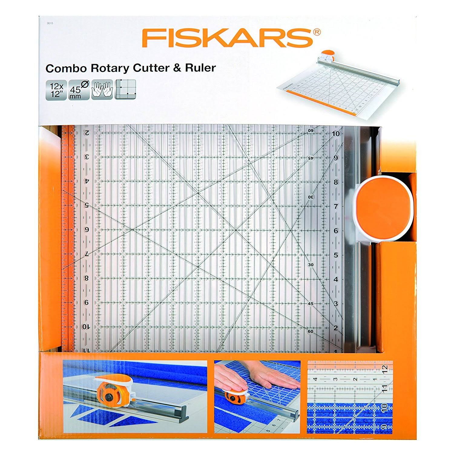 Fiskars Rotary Cutter and Ruler Combo - 12x22X12x22