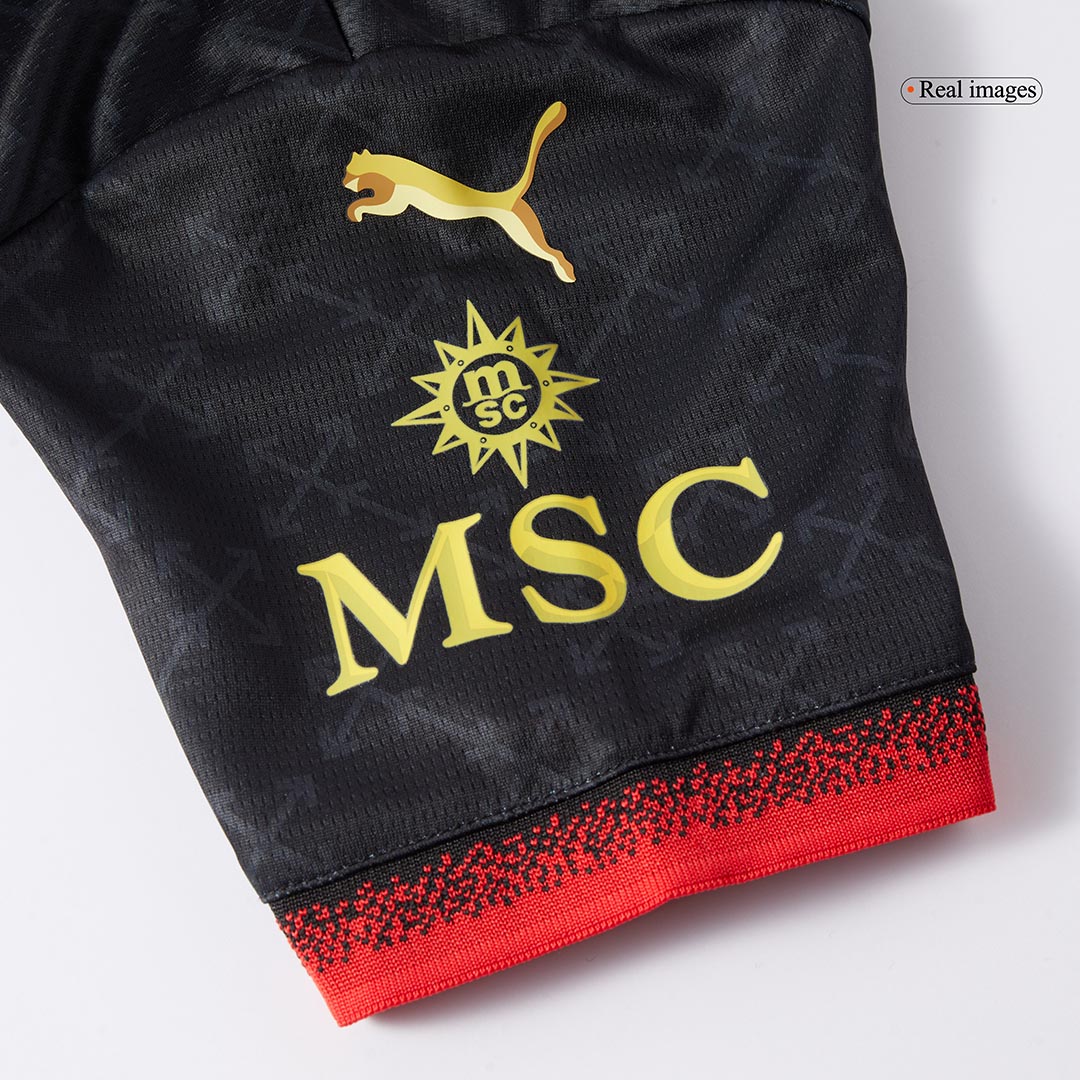 AC Milan Fourth Away Kids Soccer Jerseys Kit