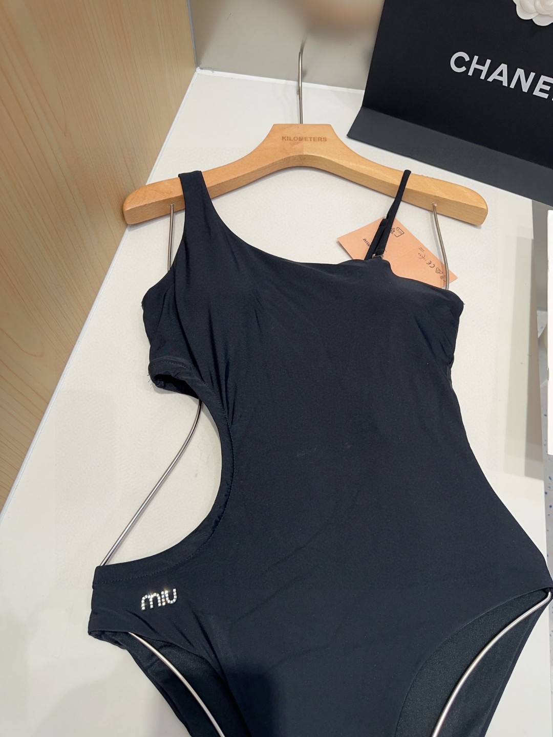 miumiu solid color swimsuit - cnluxepick