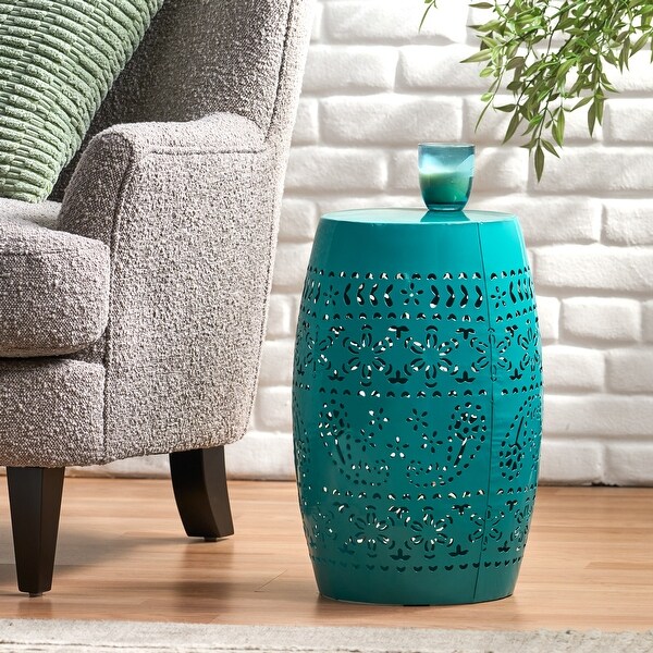 Lace Cut Design Metal Frame SIDE TABLE