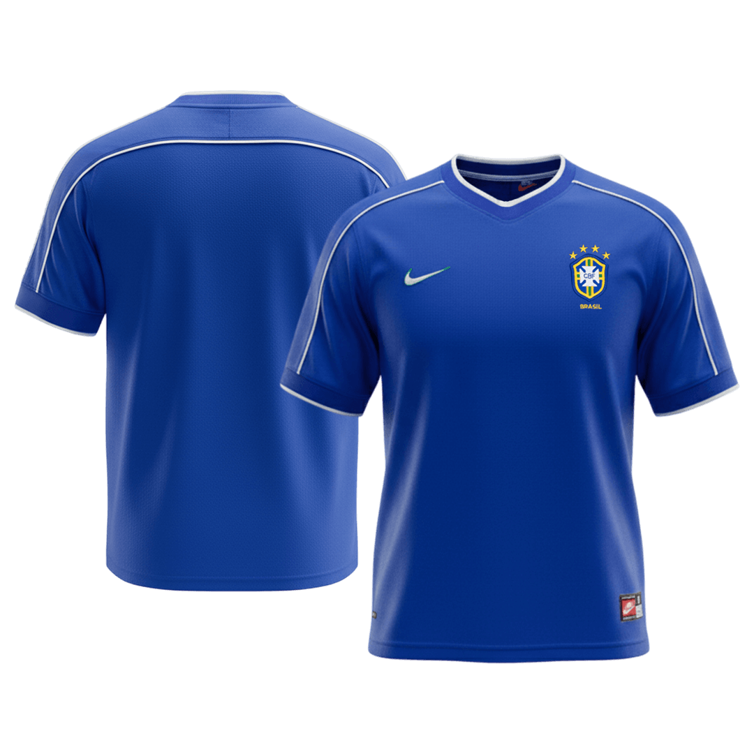 Retro Soccer Jersey Brazil Away 1998