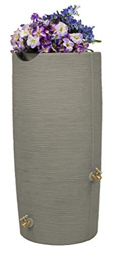 Good Ideas Impressions Stone 50 Gallon Rain Saver – Sandstone