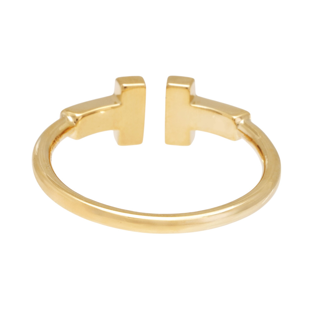 Tiffany & Co. Tiffany T Diamond Wire Ring 18K Yellow Gold 60147104