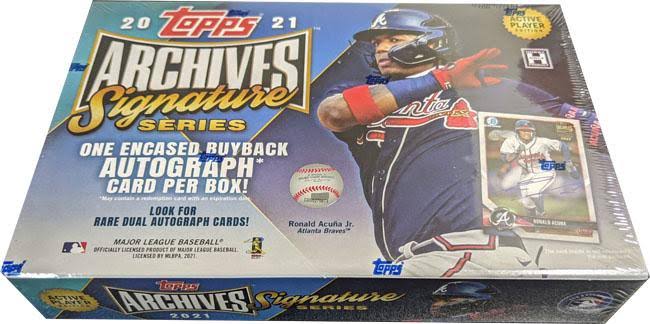 2021 Topps Archives Signature Series Active Player Edition Baseball Box