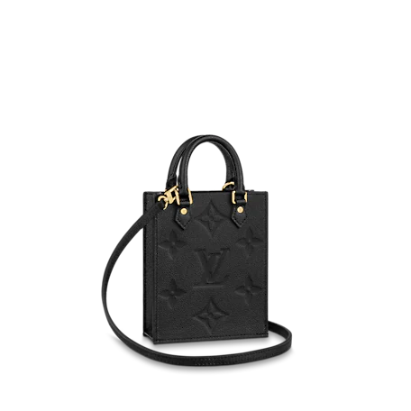 Louis Vuitton Petit Sac Plat 17Cm Black