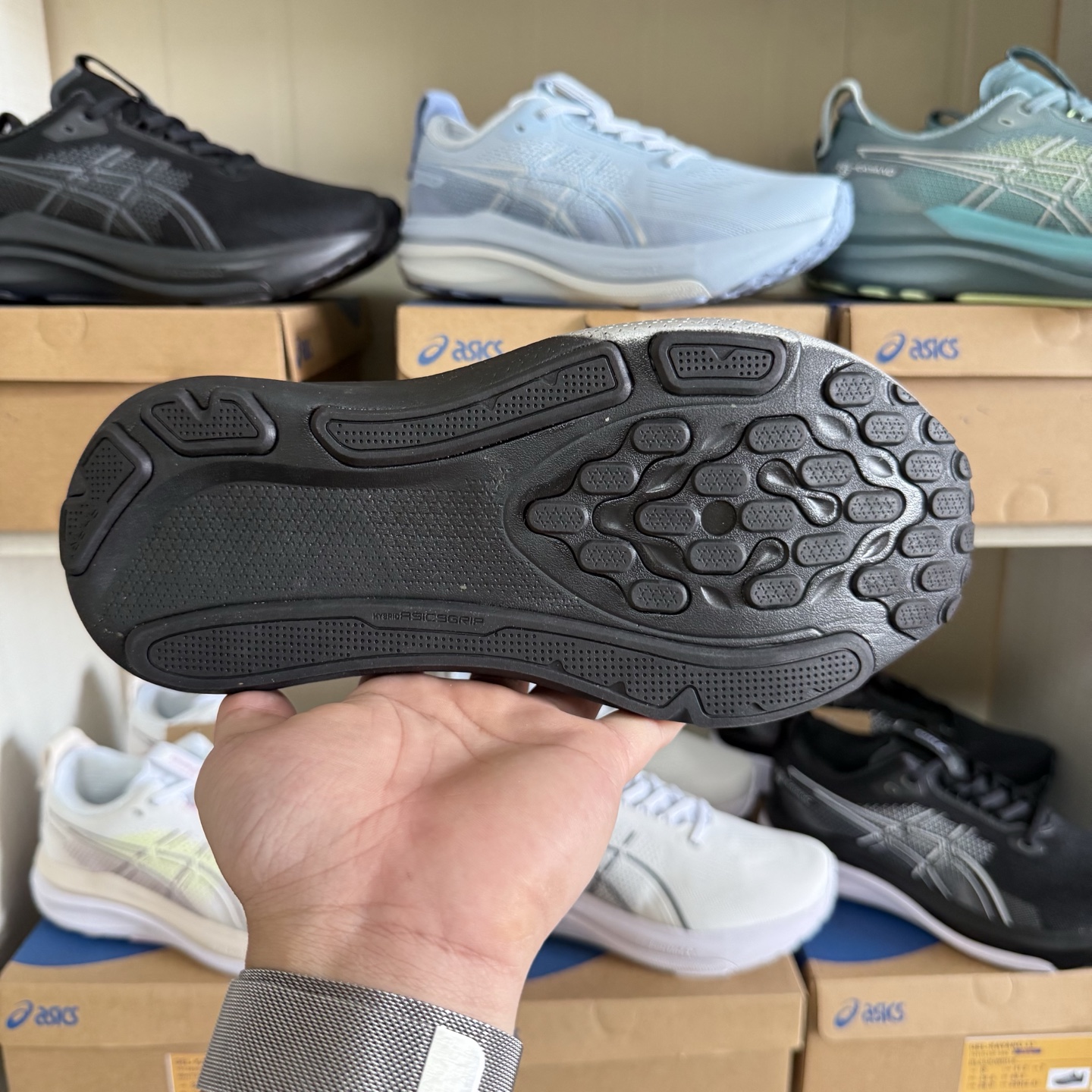 ASICS GEL-KAYANO 33 Running Shoes Black/Silver
