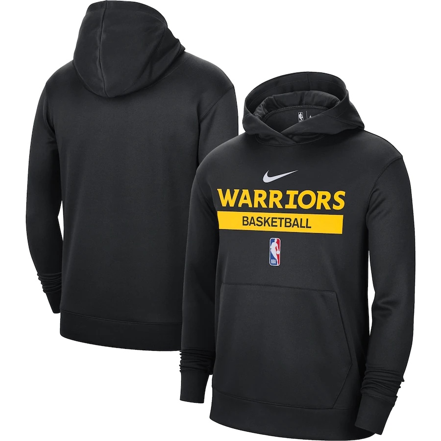 Men's Golden State Warriors 2022/23 Spotlight On-Court Practice Performance Pullover Hoodie