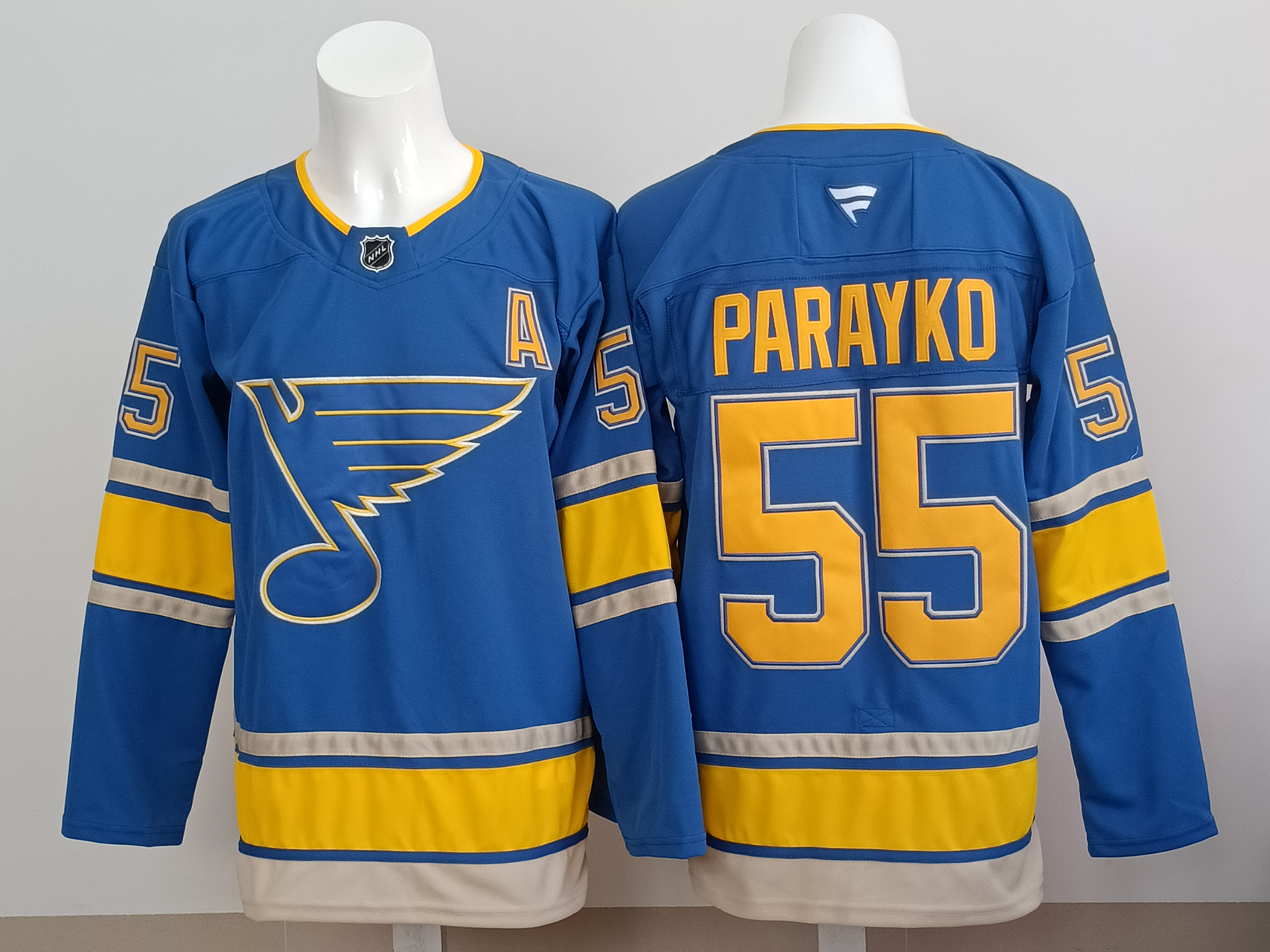 Men's St. Louis Blues Colton Parayko #55 Fanatics Blue Breakaway Player Jersey