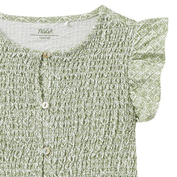 Yigga Mädchen Shirt mit Rüschen
