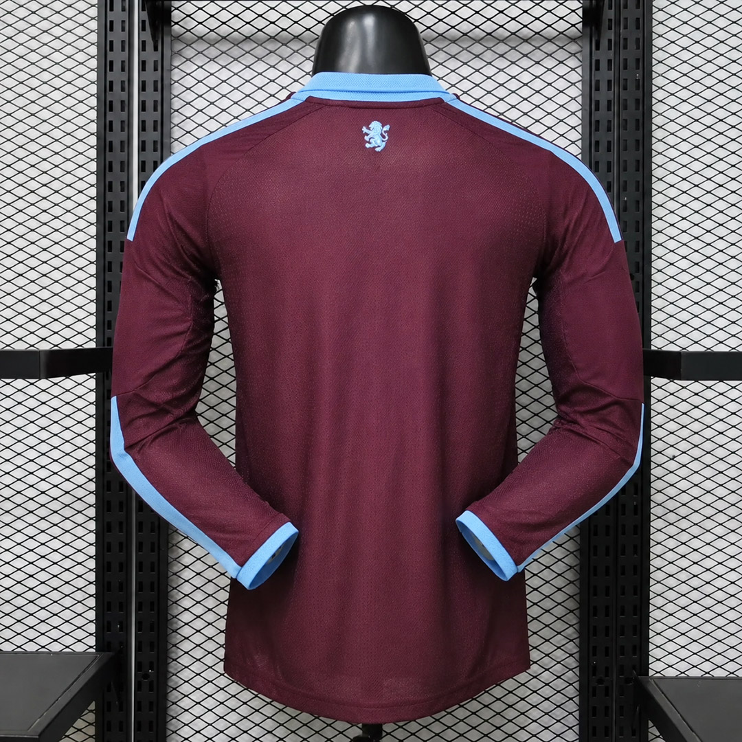 Player Version 26/27 Aston Villa Home Jersey Long Sleeves