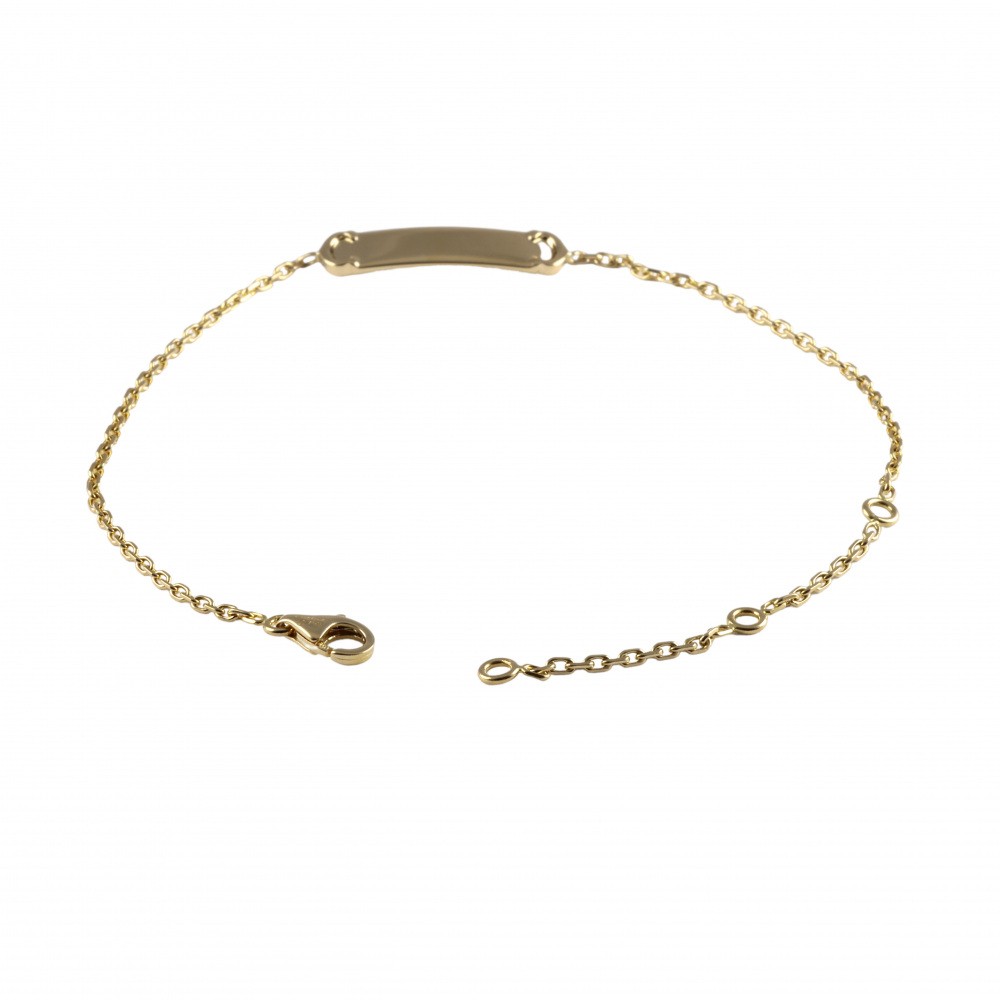 Cartier 2C Identity Bracelet 18K Yellow Gold