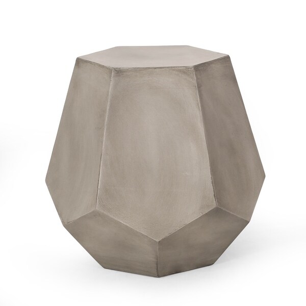Felix Lightweight Concrete Side Table by Christopher Knight Home