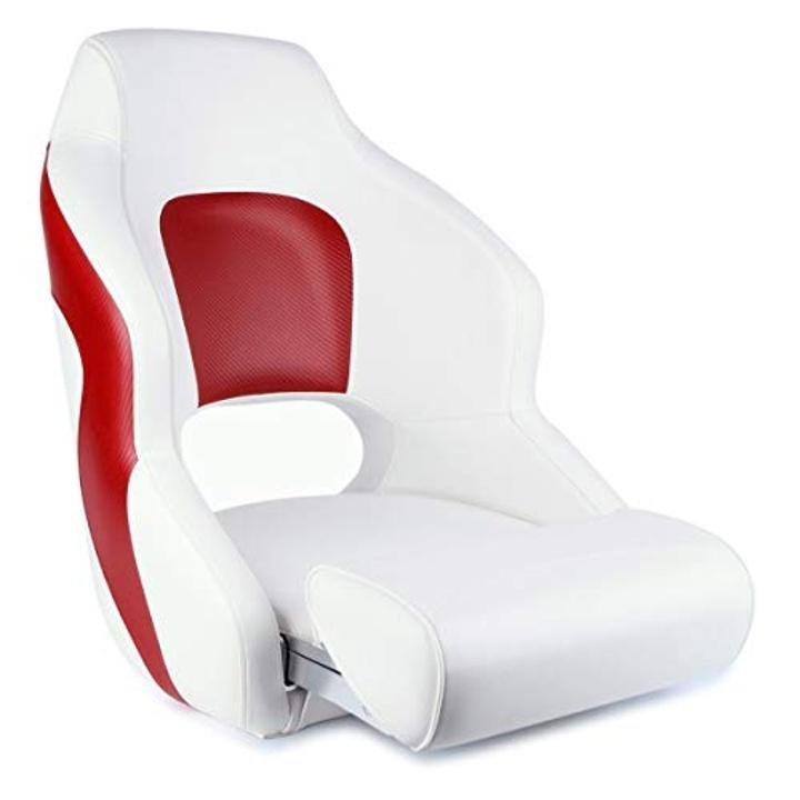 Premium Boat Seats | Two Tone Captain’s Bucket Boat Seats Model A