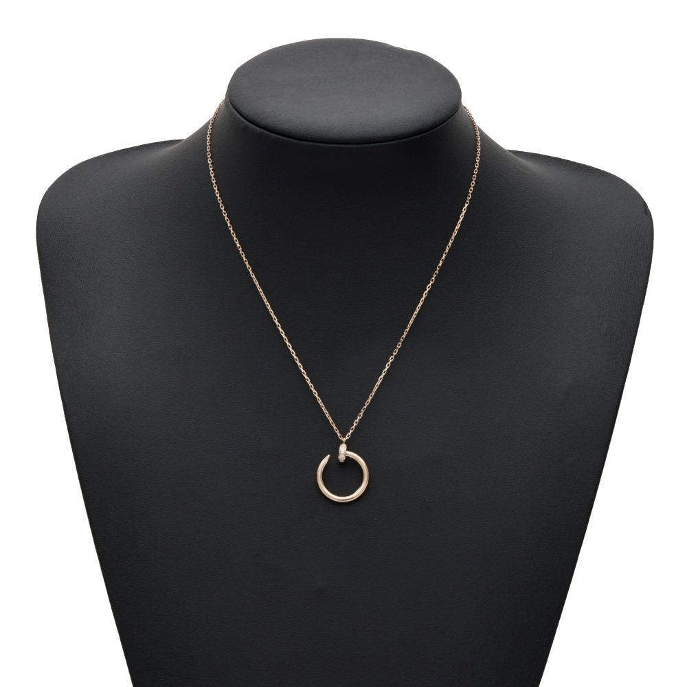 Cartier Juste un Clou Necklace 18K Rose Gold Diamond B7224513