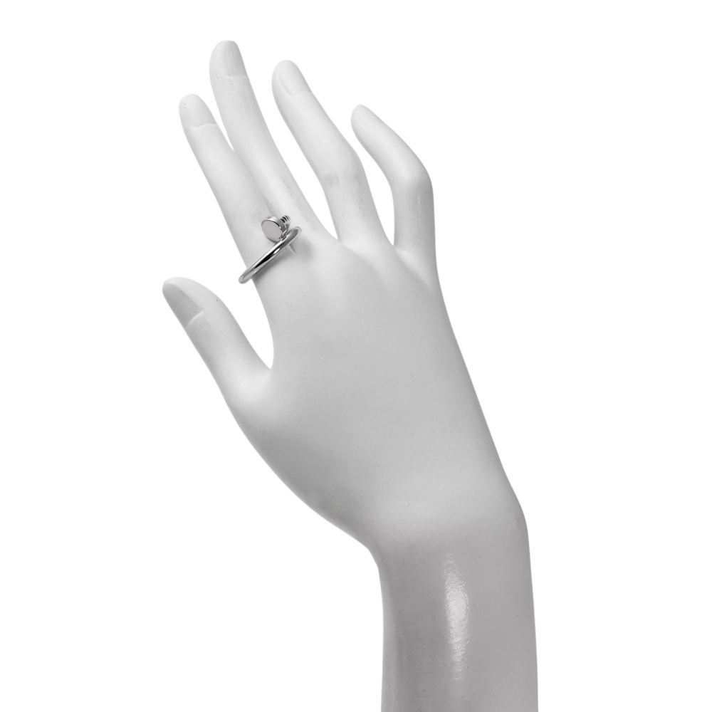 Cartier Juste un Clou Classic Model Ring 18K White Gold B4099200