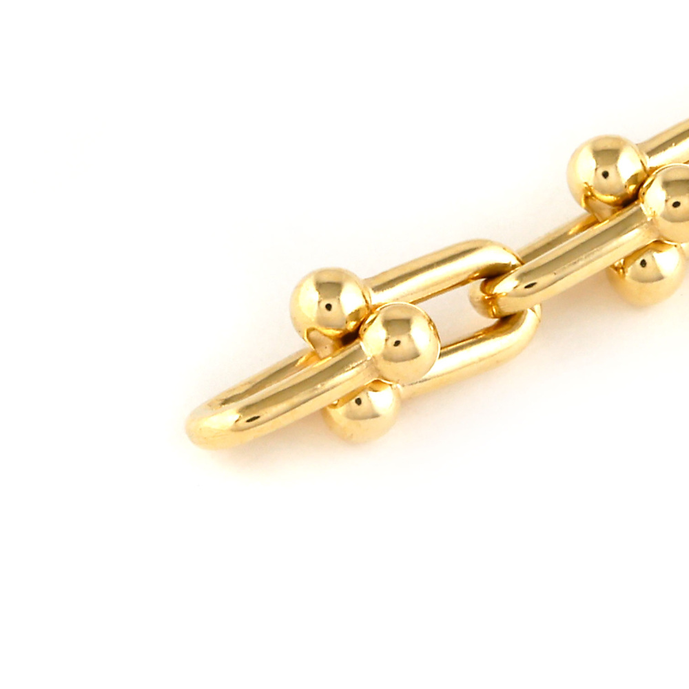 Tiffany & Co. Hardware Microlink Bracelet 18K Yellow Gold 60416958