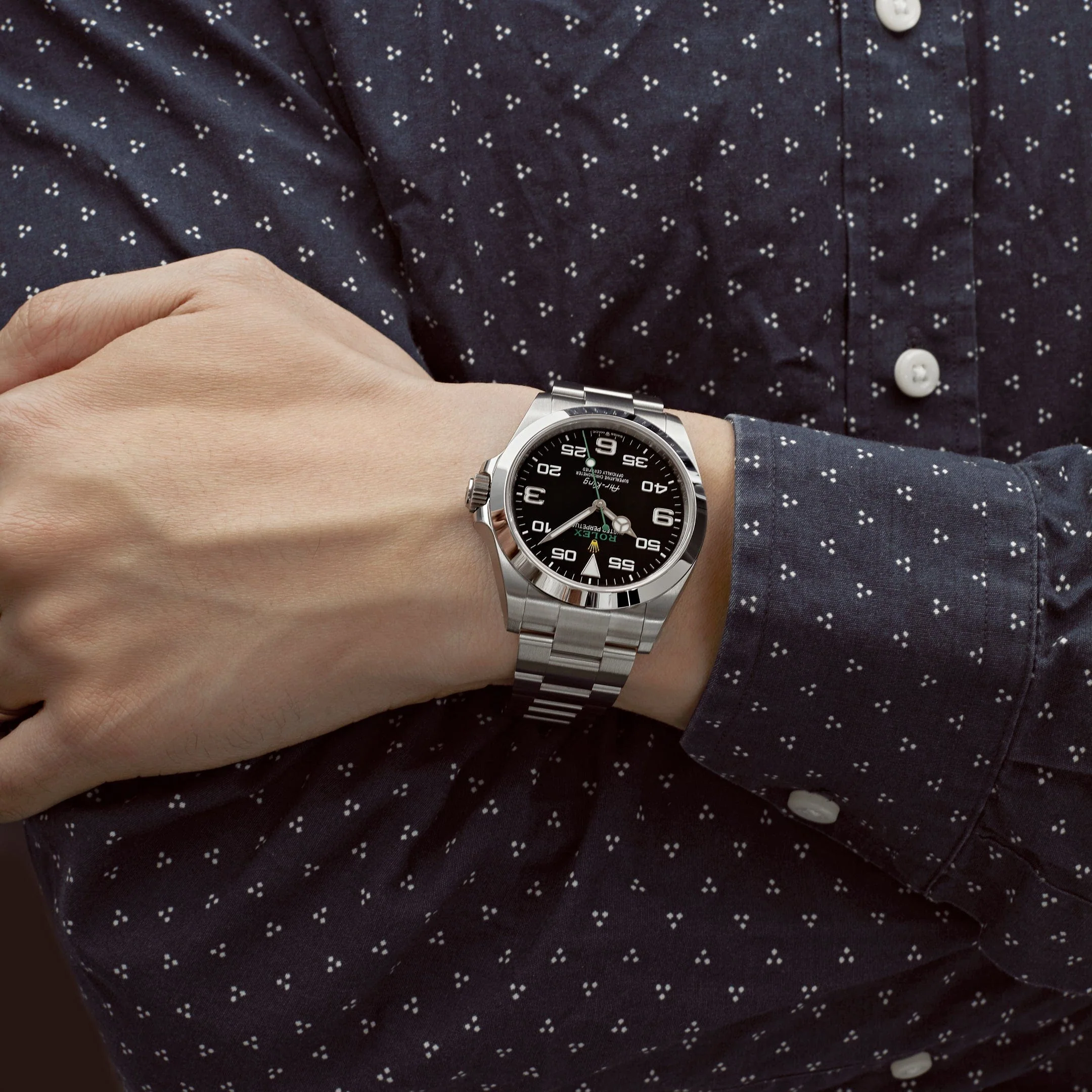 Rolex Air-King 126900 Stainless Steel Black Dial