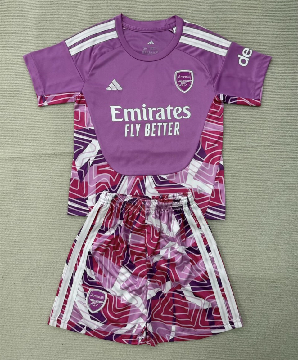 Arsenal Purple Goalkeeper Kids Suit 26/27