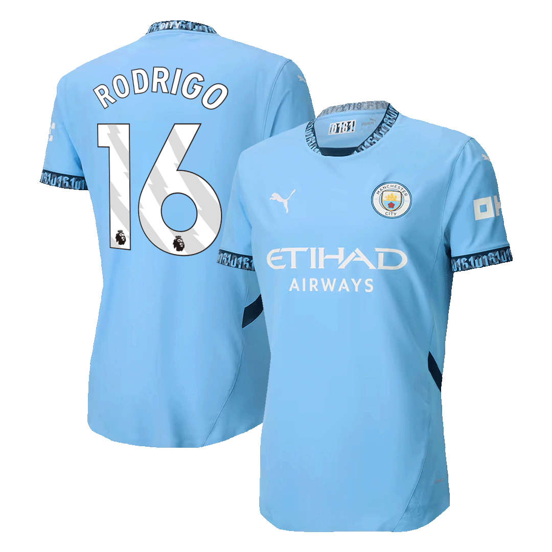 RODRIGO #16 Manchester City Home Player Version Jersey
