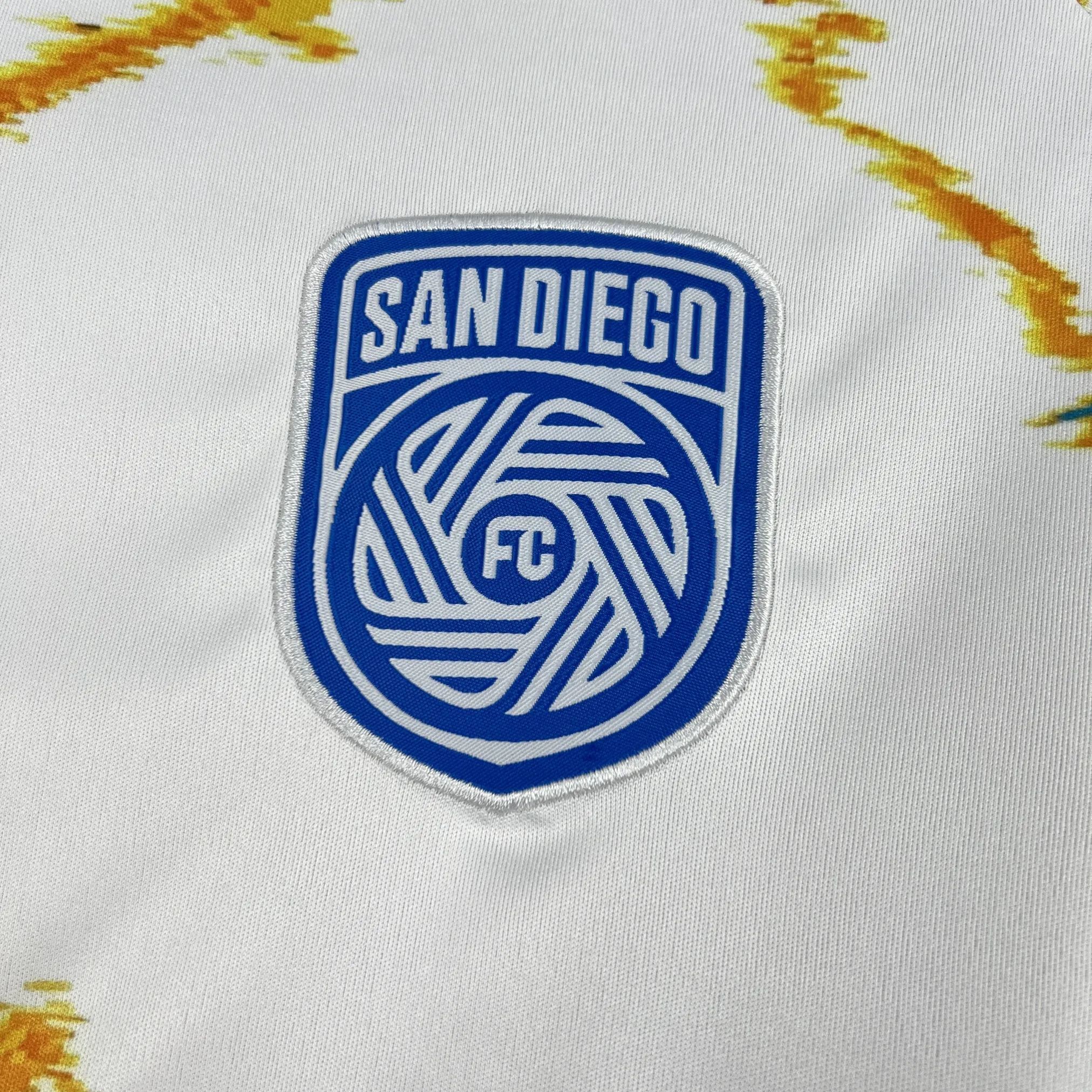 Men's San Diego FC White 2026 Unprecedented Unity Kit Replica Jersey 4