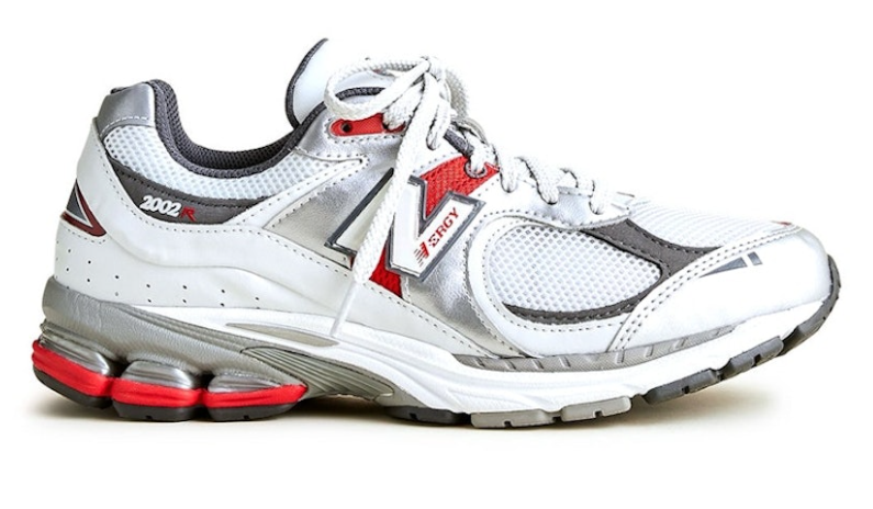 J.Crew x New Balance 2002R Silver Metallic M2002RLB Casual Running Shoes