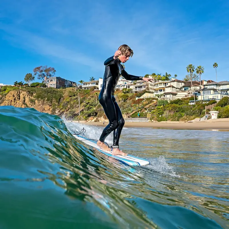 Wavestorm 8-Foot Classic Soft-Top Surfboard – Foam Longboard Ideal for Beginners and Families