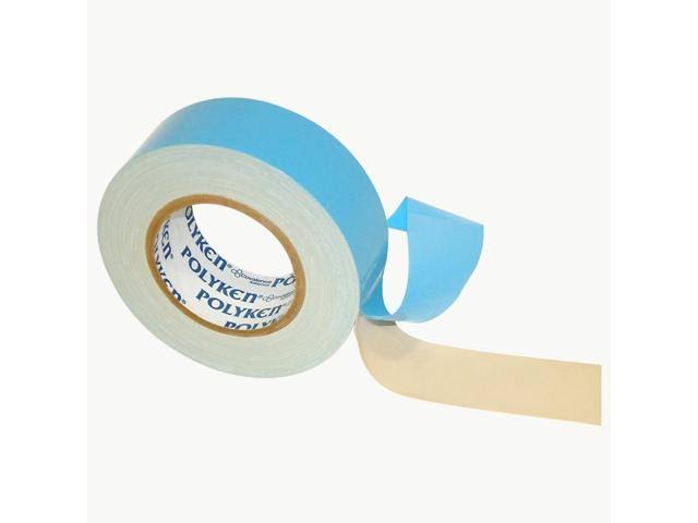 Polyken 108FR Flame Retardant Double Coated Cloth Carpet Tape: 3x22 x 75 ft, Natural