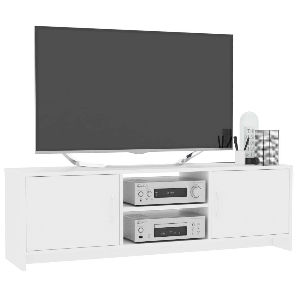 vidaXL TV Cabinet White 47.2x22x11.8x22x14.8x22 Chipboard