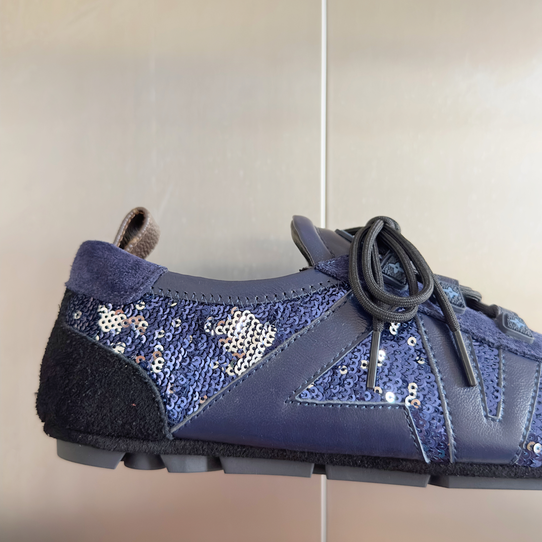 Louis Vuitton Sneakerina Sequin Blue – Ballet-Inspired Women’s Sneakers