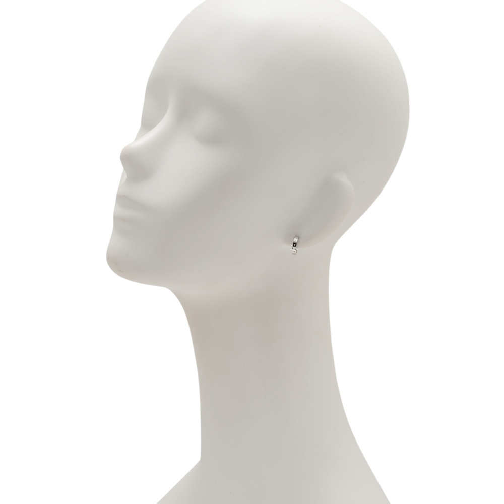 Cartier Love Hoop Sm Earrings 18K White Gold B8028900