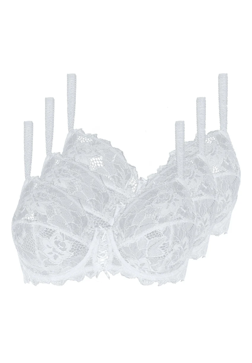 Lot de 3 soutiens-gorge Trio Arum Blanc